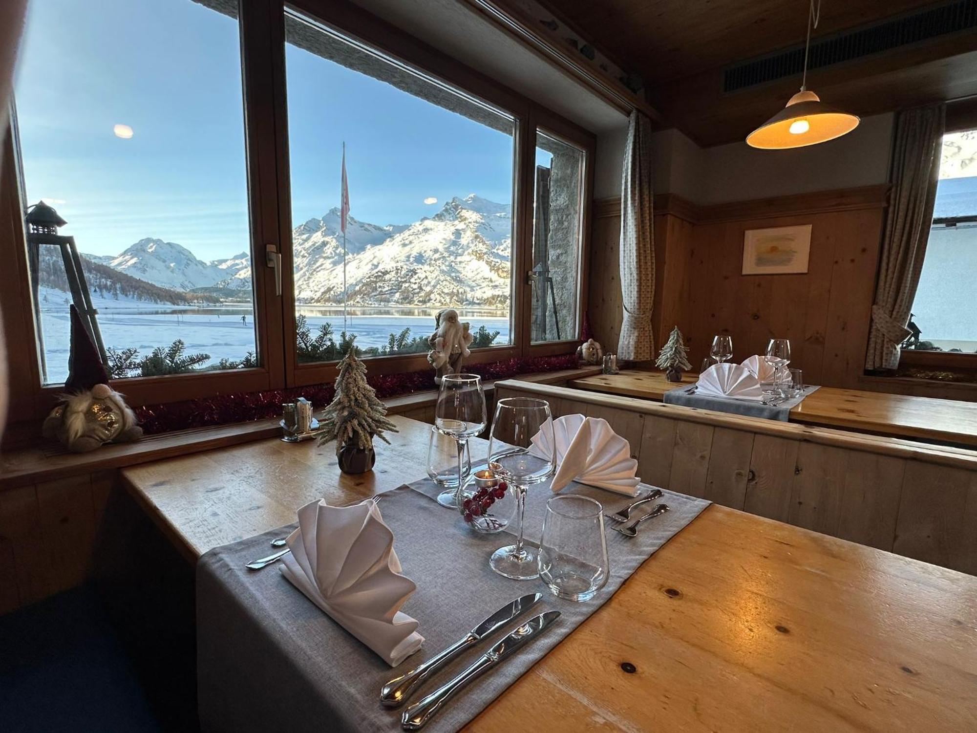 Hotel Ristorante Lagrev Малоя Екстер'єр фото